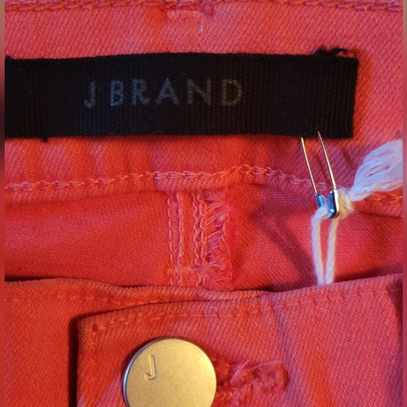 * * J BRAND Orange- pink stretchy denim jeans Final Discount - Picture 6 of 9